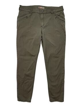 5.11 TACTICAL Avalon Pant Green Sz 14 Womens Pockets Cotton Stretch Carry #64449